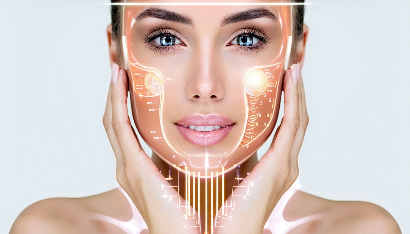 Aplicação de bioestimuladores de colágeno facial