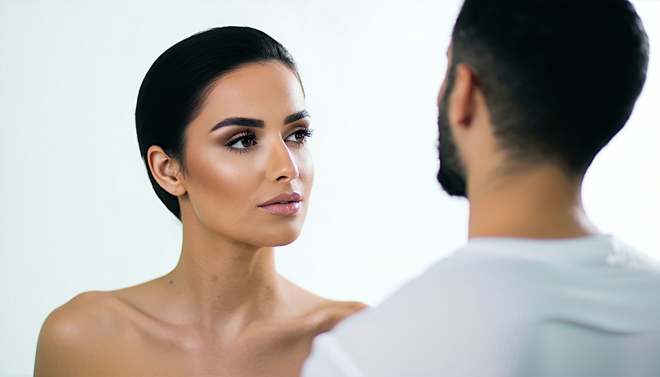 Profissional realizando procedimento para microvarizes e estética íntima