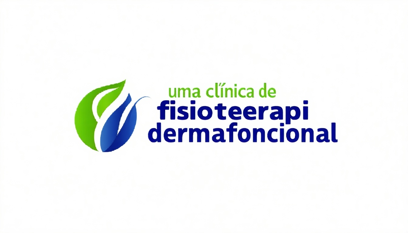 Logo de uma clínica de fisioterapia dermatofuncional