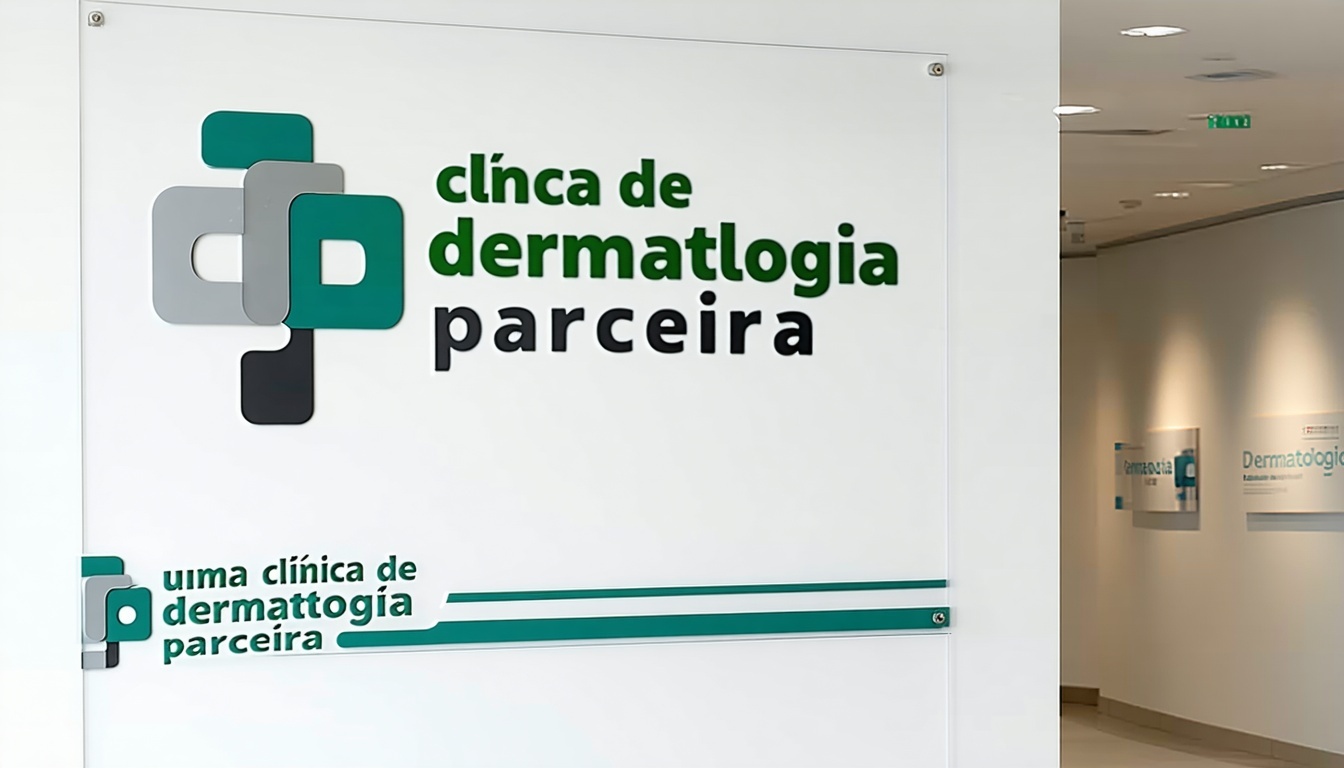 Logo de uma clínica de dermatologia parceira